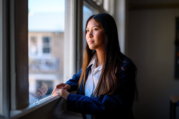 Year 11 student Samantha Truong said while you could ask AI for homework help, there was no substitute for a teacher’s advice.