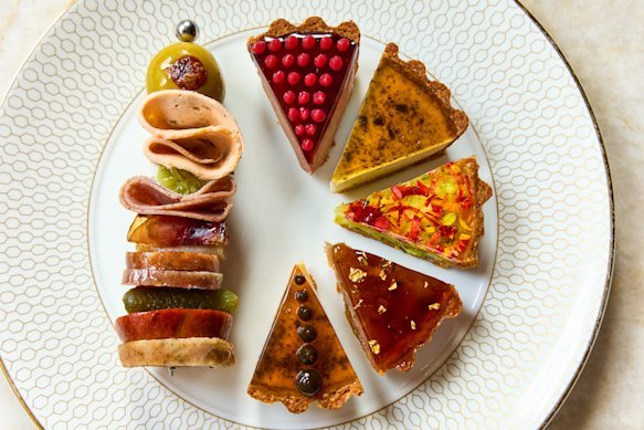 Saint Peter’s fish charcuterie plate, a decade in the making, which Good Food national restaurant editor Callan Boys calls the “singular dish of the decade”.