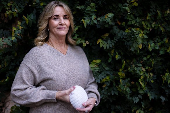 ‘I wanted to help’: Katrina Taylor, a participant in a clinical trial for 3D-printed breast scaffolds.