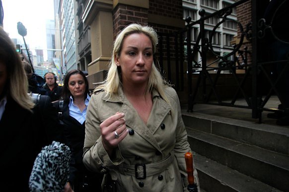 Keli Lane leaves court during her trial in 2010.