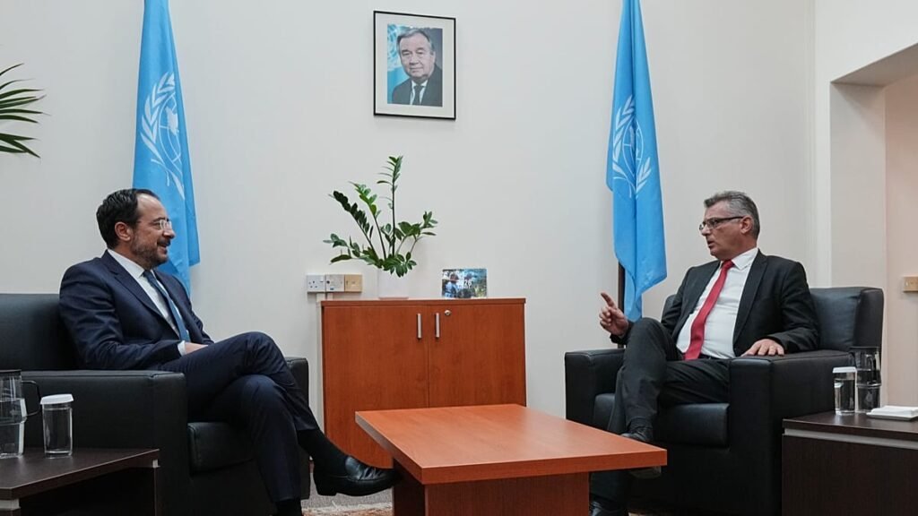 Leaders of divided Cyprus agree to meet weekly after UN chief’s visit