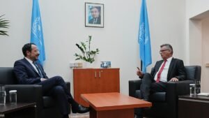 Leaders of divided Cyprus agree to meet weekly after UN chief’s visit
