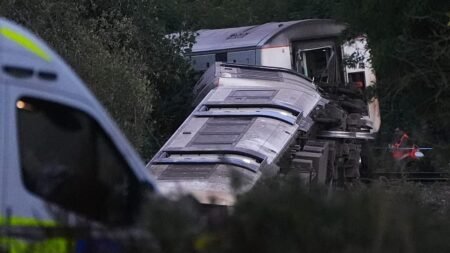 Two seriously injured as train derails in south England, police say Two seriously injured as train derails in south England, police say