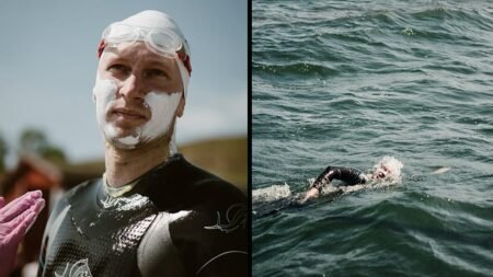 Kubkowski completes historic swim across the Baltic in fifth attempt Kubkowski completes historic swim across the Baltic in fifth attempt