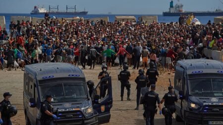 Ceuta residents try to block Red Cross aid month after migrant influx Ceuta residents try to block Red Cross aid month after migrant influx