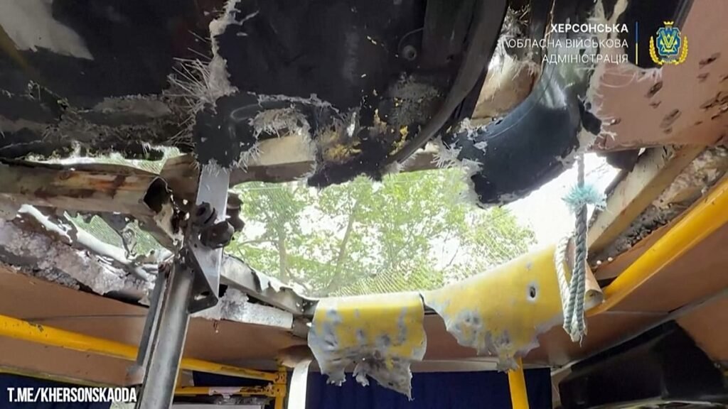 Russian ‘safari’ drone attack on minibus kills four, Ukraine says Russian ‘safari’ drone attack on minibus kills four, Ukraine says