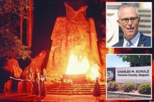 Secretive Bohemian Grove club gets special flight treatment as CA community rages over noise Secretive Bohemian Grove club gets special flight treatment as CA community rages over noise