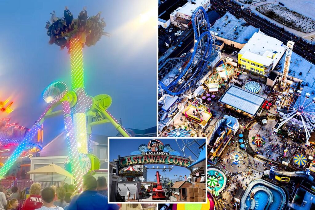 Jersey Shore amusement park ride malfunctions, leaving riders hanging upside down
