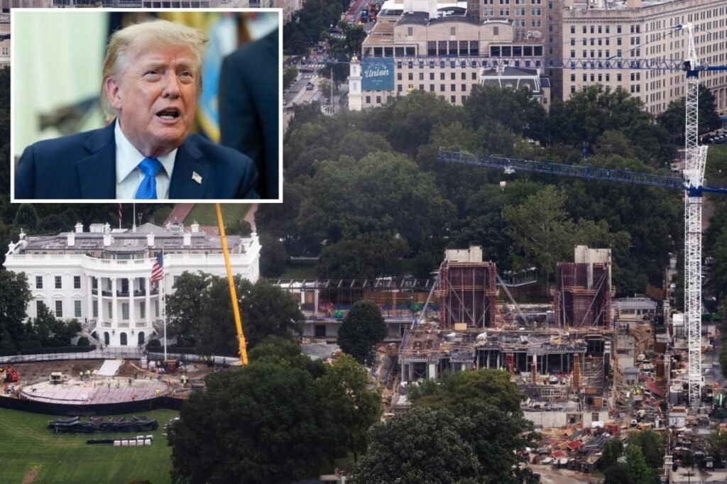 Trump ordered by appeals court to stop White House ballroom construction