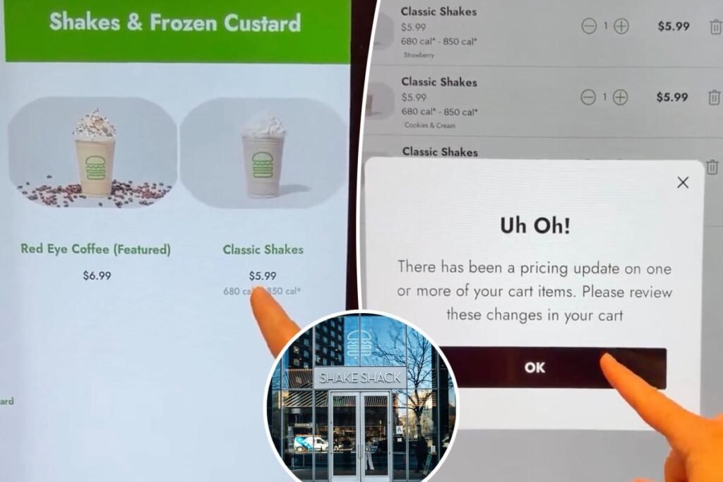 Shake Shack customer alleges restaurant raised prices on food after selecting ‘no tip’ on a self-pay kiosk Shake Shack customer alleges restaurant raised prices on food after selecting ‘no tip’ on a self-pay kiosk