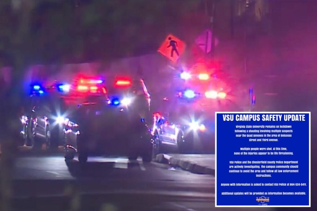 Virginia State University mass shooting suspect caught after police manhunt for perp in campus bloodbath Virginia State University mass shooting suspect caught after police manhunt for perp in campus bloodbath