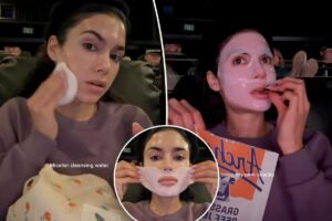 Clueless influencer sparks outrage filming skincare routine during lengthy movie: ‘So insanely rude’ Clueless influencer sparks outrage filming skincare routine during lengthy movie: ‘So insanely rude’
