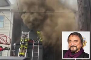 Moment ‘Dawn of the Dead’ actor’s home burns down as firefighters battle blaze: ‘Devastated’