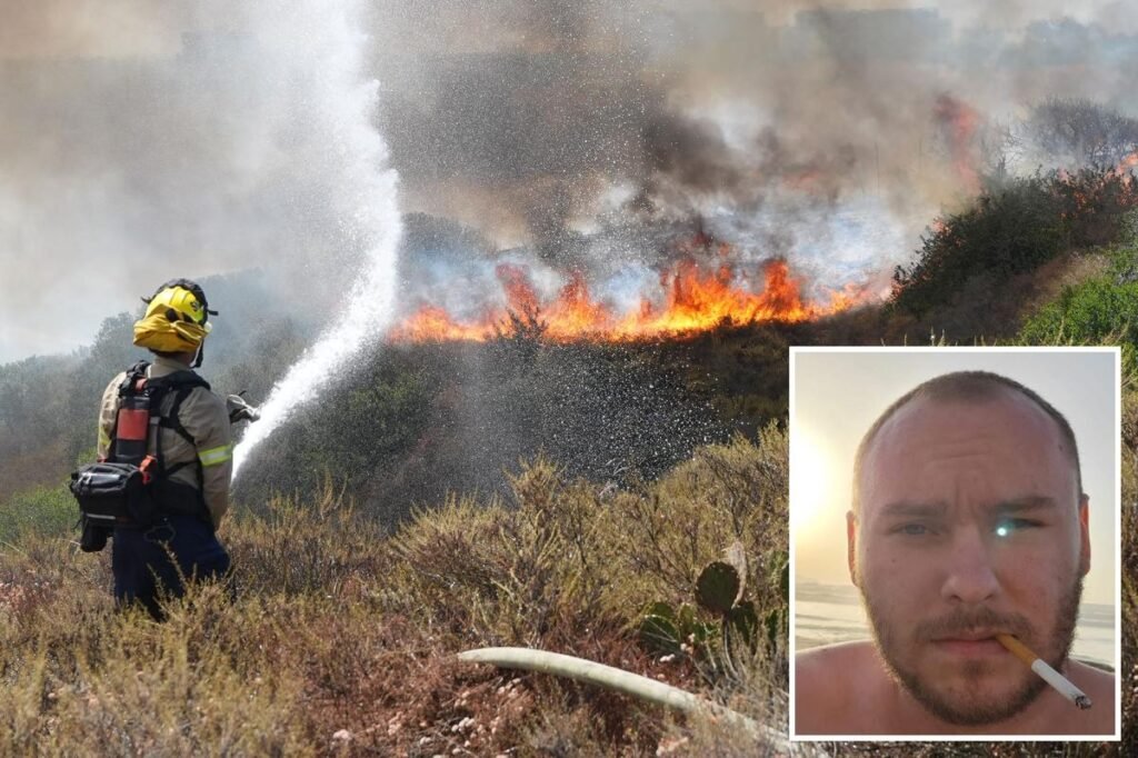 Cig-smoking poker dealer unmasked as alleged fire bug who sparked evacuations in San Diego Cig-smoking poker dealer unmasked as alleged fire bug who sparked evacuations in San Diego