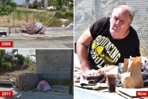 Exclusive | Homeless fixture has spent nearly 20 years on the same LA block — just check Google Maps