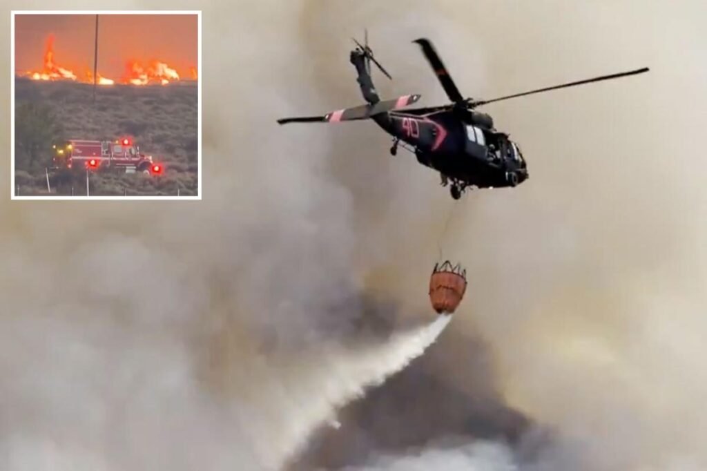 Nevada Hawk Fire explodes in size as it surges towards Reno, devours over 15K acres