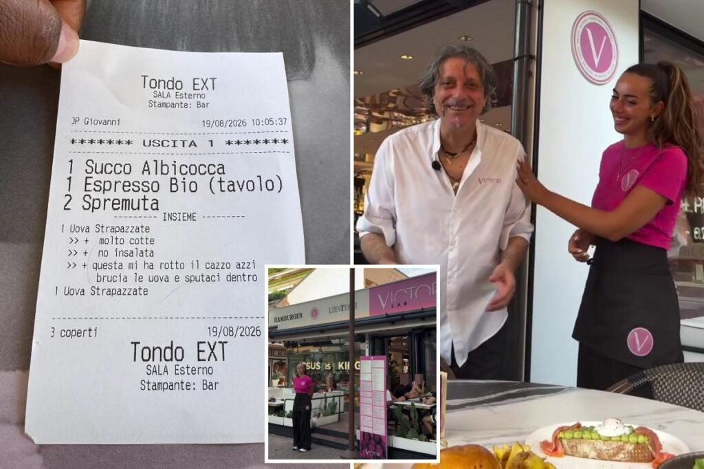 ‘Still in shock’: Tourist appalled at server’s disgusting note on breakfast bill after making a simple request ‘Still in shock’: Tourist appalled at server’s disgusting note on breakfast bill after making a simple request