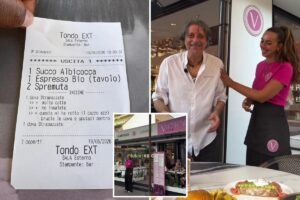 ‘Still in shock’: Tourist appalled at server’s disgusting note on breakfast bill after making a simple request