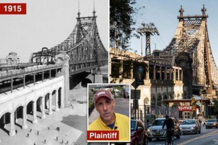 Luxe NYC venue hijacks public plaza under iconic bridge to rake in up to 0K a pop using shocking enforcers: suit