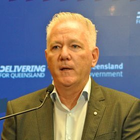 Forensic Science Queensland director Mick Fuller, the former NSW police commissioner.