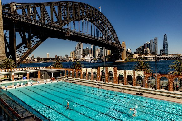 North Sydney Olympic Pool reopened this morning after a five-year closure.