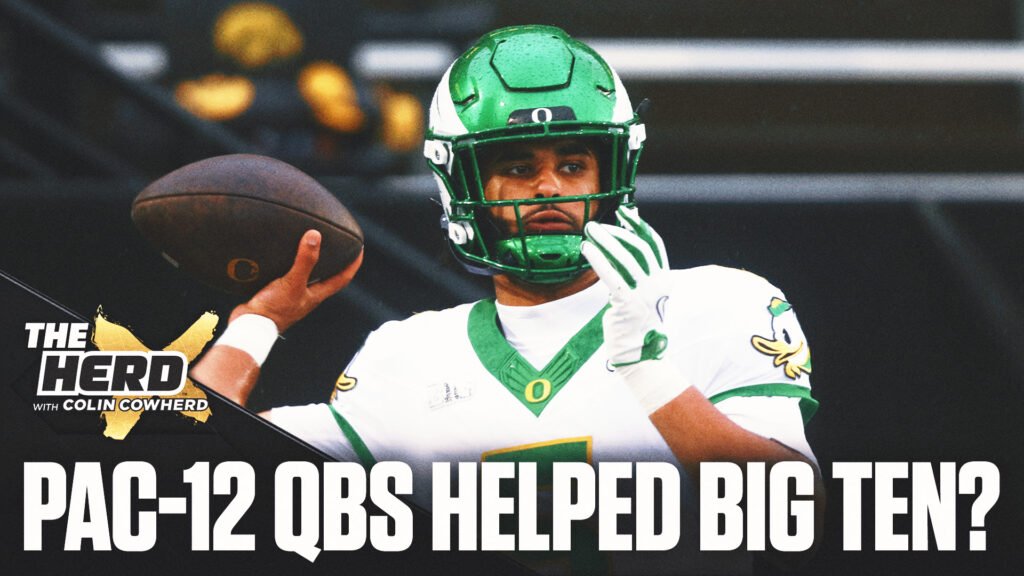 Former Pac-12 Quarterbacks ‘Transforming’ The Big Ten? Klatt, Cowherd Weigh In Former Pac-12 Quarterbacks ‘Transforming’ The Big Ten? Klatt, Cowherd Weigh In