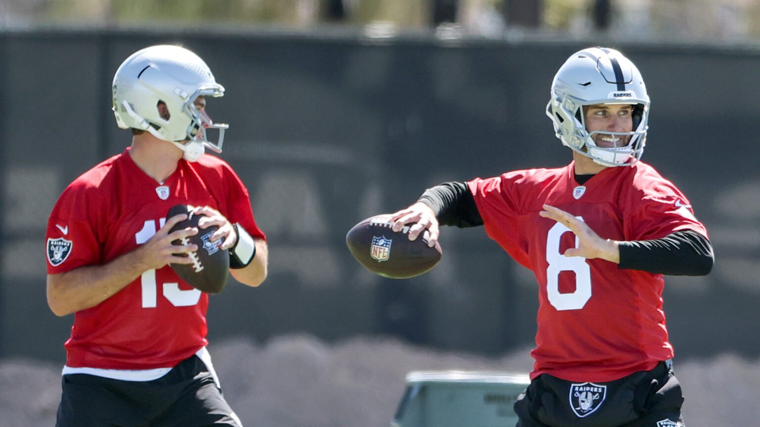 Cousins Rises, Mendoza’s ‘Trying To Get Better’ At Raiders Training Camp Cousins Rises, Mendoza’s ‘Trying To Get Better’ At Raiders Training Camp