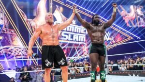 Oba Femi shows the future of WWE is here as he takes down Brock Lesnar in Hell in a Cell match at SummerSlam Oba Femi shows the future of WWE is here as he takes down Brock Lesnar in Hell in a Cell match at SummerSlam