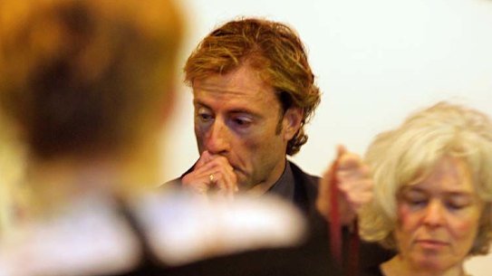 Keli Lane’s partner, Patrick Cogan,  at her sentencing.