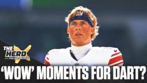 Why Colin Cowherd Argues Jaxson Dart’s ‘Wow’ Moments Can Boost Giants Why Colin Cowherd Argues Jaxson Dart’s ‘Wow’ Moments Can Boost Giants