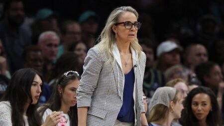 Aces coach Becky Hammon benches 3 starters in what looks like WNBA scheduling protest in national TV game Aces coach Becky Hammon benches 3 starters in what looks like WNBA scheduling protest in national TV game