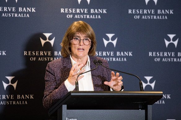 RBA governor Michele Bullock on Tuesday.