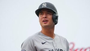 Anthony Volpe has face-palm moment with ABS system as first batter of minor league game