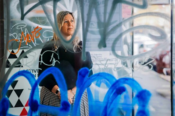 Former federal official Natalie James tells Antisemitism Royal Commission of fight to remove anti-Israel graffiti from her Darebin neighbourhood Former federal official Natalie James tells Antisemitism Royal Commission of fight to remove anti-Israel graffiti from her Darebin neighbourhood