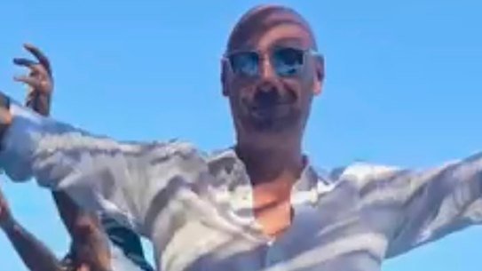 Arthur Tzaneros in Mykonos.