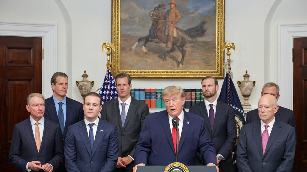 Trump crypto meeting signals US ‘not going to slow down’ in bid for digital asset dominance, expert says Trump crypto meeting signals US ‘not going to slow down’ in bid for digital asset dominance, expert says