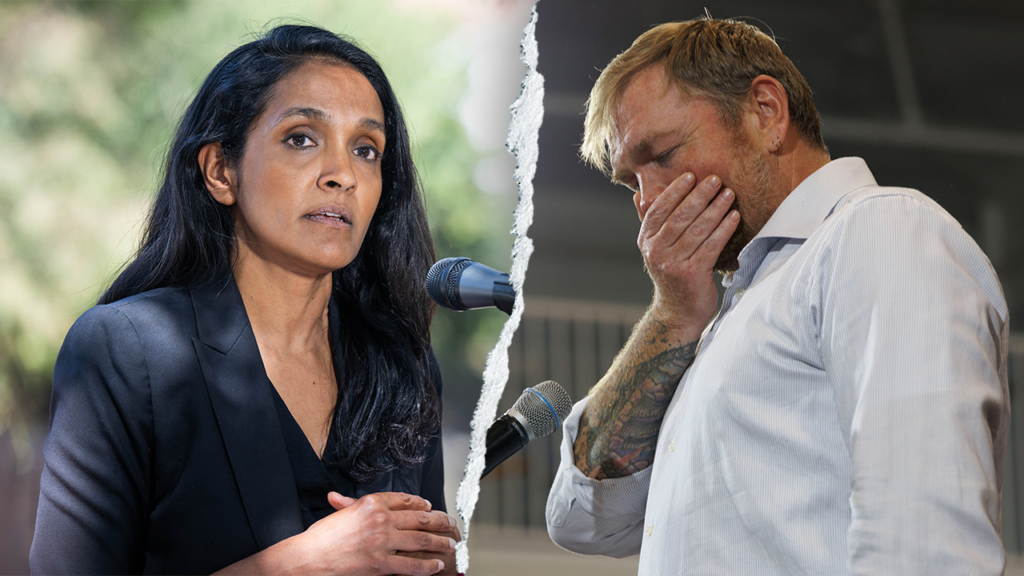 LA socialist’s fumbled answer to Graham Platner question draws groans from Dem audience LA socialist’s fumbled answer to Graham Platner question draws groans from Dem audience