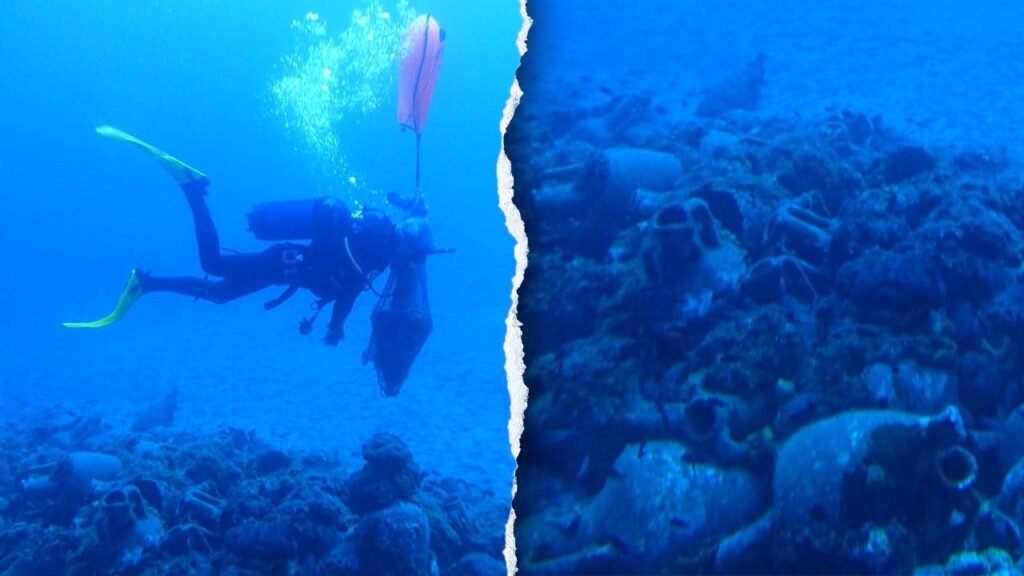 Divers uncover mysterious shipwreck loaded with ancient cargo lost for 2,400 years Divers uncover mysterious shipwreck loaded with ancient cargo lost for 2,400 years