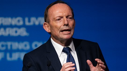 Former prime minister and now Liberal Party president Tony Abbott.