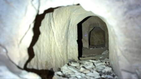 Police operation takes unexpected turn when officers stumble upon ancient burial cave