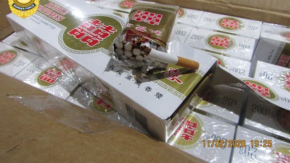 Illicit cigarettes, such as this recent haul of 60 million by the Australian Border Force, are a huge public health and budget issue.