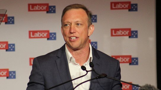 Steven Miles at the 2026 Queensland Labor State Conference on Saturday in Brisbane.