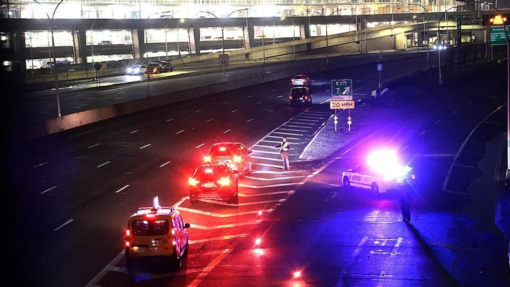 Airport chaos erupts after driver suddenly smashes through fence, hits plane and tractor: police Airport chaos erupts after driver suddenly smashes through fence, hits plane and tractor: police