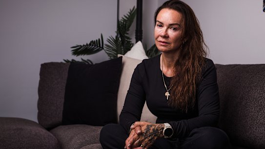 Simone Williams says botched surgery left her deformed and ashamed to leave her home.