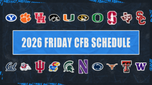 2026 College Football Friday Schedule: Dates, Times, TV Channels, Streaming