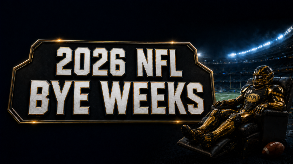 2026 NFL Bye Weeks Schedule for All 32 Teams 2026 NFL Bye Weeks Schedule for All 32 Teams