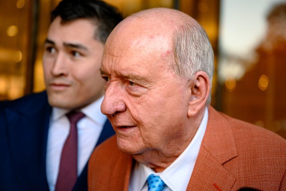 Complainant “C” has accused Alan Jones of touching him inappropriately under the table at a lunch in Sydney.