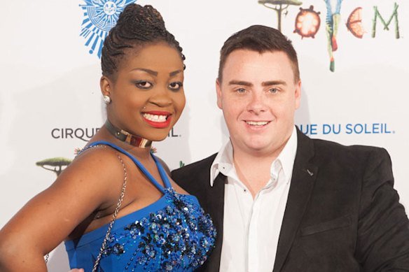 Brendan and Portia Clark in 2017.