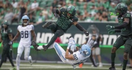 Riders cash in on Argo miscues to post 28-24 win