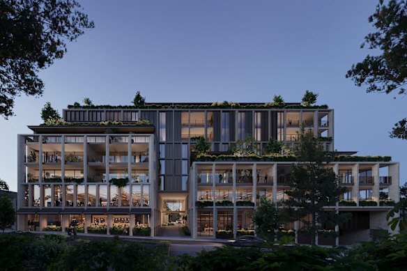 An artist’s impression of One Toorak Place.